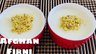 Afghan Firni | Phirni | Famous Afghan Pudding | Simple Dessert Recipes