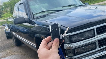 Boost auto chevy 94-99 new gm 2015 style key fob set up