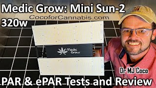 Medic Grow Mini Sun-2 320w PAR & ePAR Tests and Review