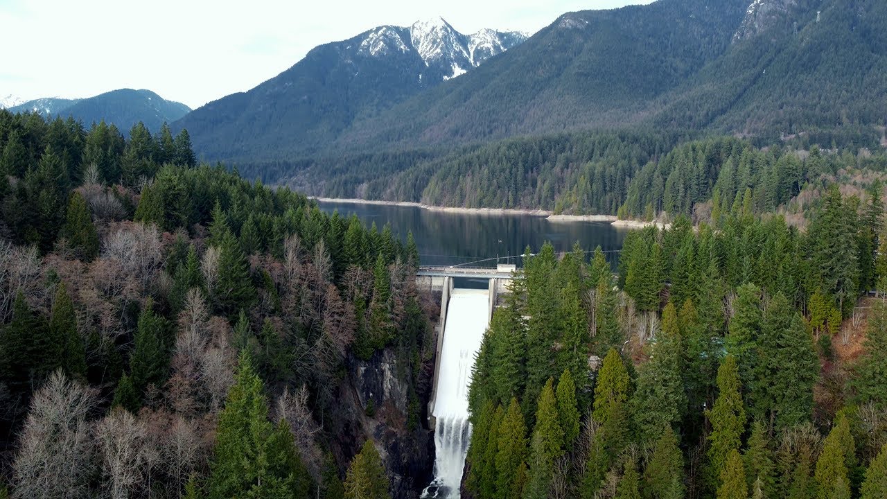 North Vancouver Cleveland Dam 4K Drone Footage YouTube