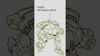 BattleTech: Hoplite BattleMech (#mechwarrior #battletech #battletechlore #scifi)