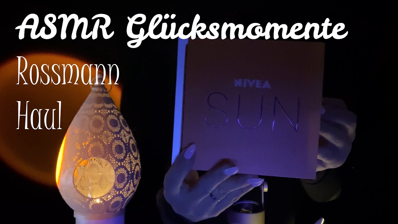 ASMR Glücksmomente Rossmann Haul #Entspannung #GermanASMR #whisper Lieblingsprodukte