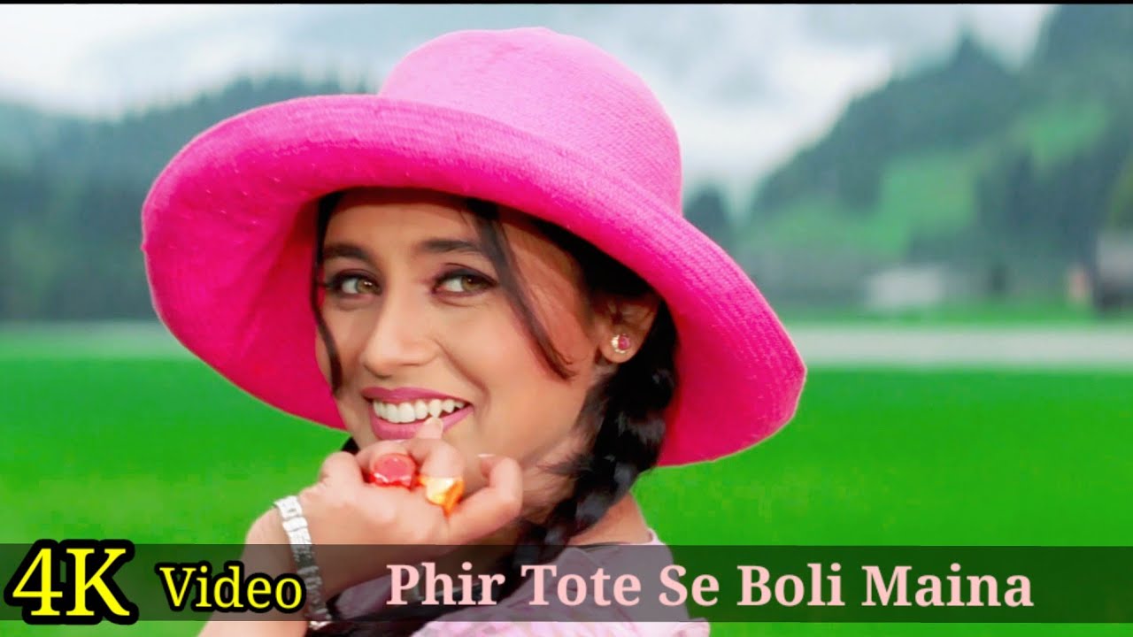 Phir Tote Se Boli Maina 4K Video Song  Hadh Kar Di Aapne  Govinda  Rani Mukerji HD  HindiSongs