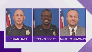 Names of injured officers released