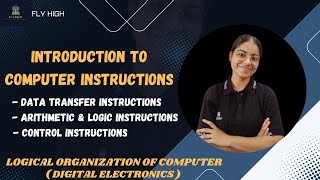 Introduction to Computer Instructions | Data Transfer | Control | Arithmetic & Logic Instructions