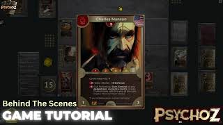 Celebrity PSYCHOZ CCG - CCG, Serial Killer Card Game, Charles Manson, Game Play Wealth