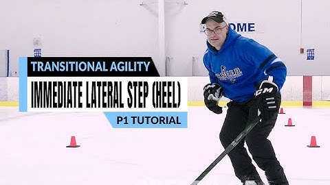On-Ice Transitional Agility Immediate Lateral Step