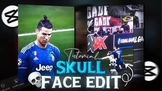 Skull Face edit Tutorial on Capcut | Capcut Tutorial