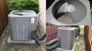 New 2022 Lennox Merit ML18XC2 Two-Stage Air Conditioner Starting Up & Running, Plus 2 Others