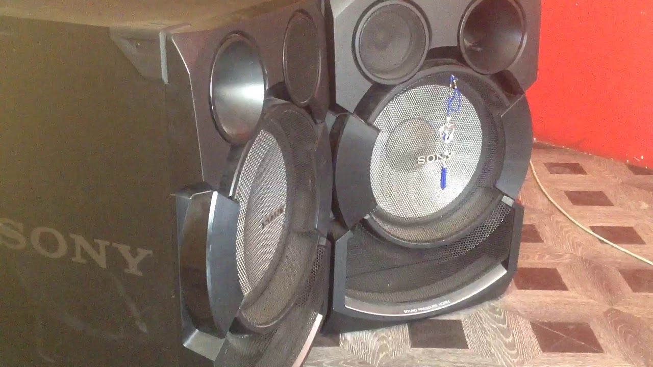 sony shake x7d bass test YouTube