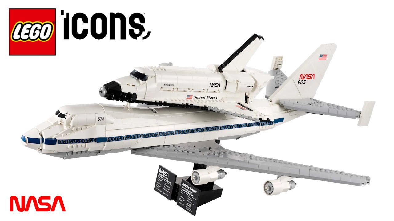 LEGO ICONS Spaceshuttle-Transport-Jumbo (10360) - Speed build