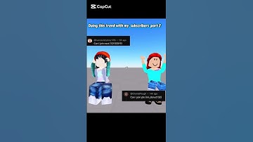 doing this trend with my subscribers part 2 #roblox #trend #shorts #viralshorts #fyp
