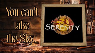 Let's create a 'Firefly' inspired Wall art Piece.