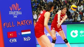 China  Netherlands  Full Match | Women’s Volleyball Nations League 2019