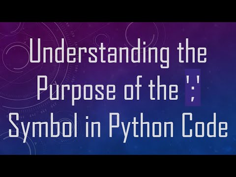 Understanding the Purpose of the ' Symbol in Python Code