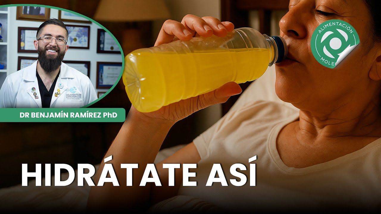 ¿Tomas agua todo el día? Así podrías deshidratarte