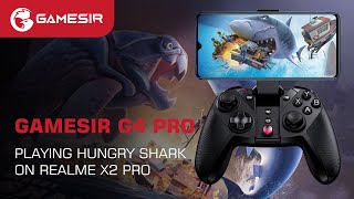 GameSir G4 Pro | Playing Hungry Shark on Realme X2 Pro screenshot 5
