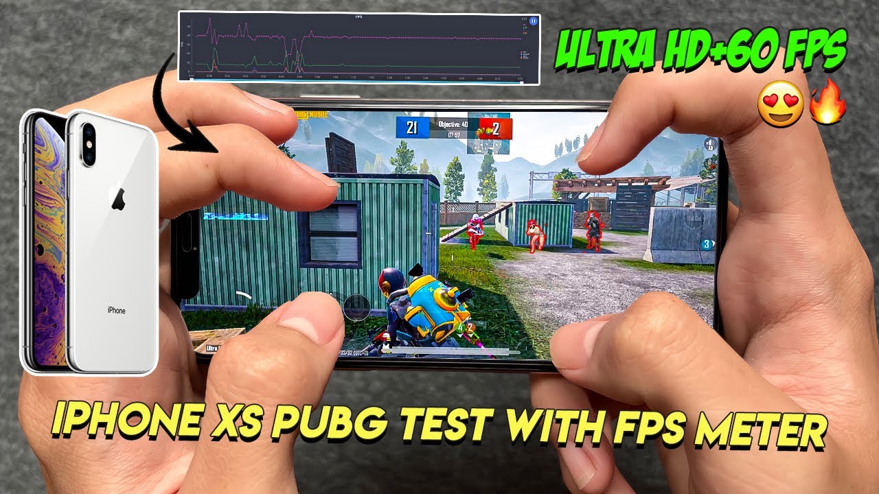 iPhone XS Ultra HD+60FPS 🔥 | iPhone XS PUBG TEST With FPS Meter 😱 ...