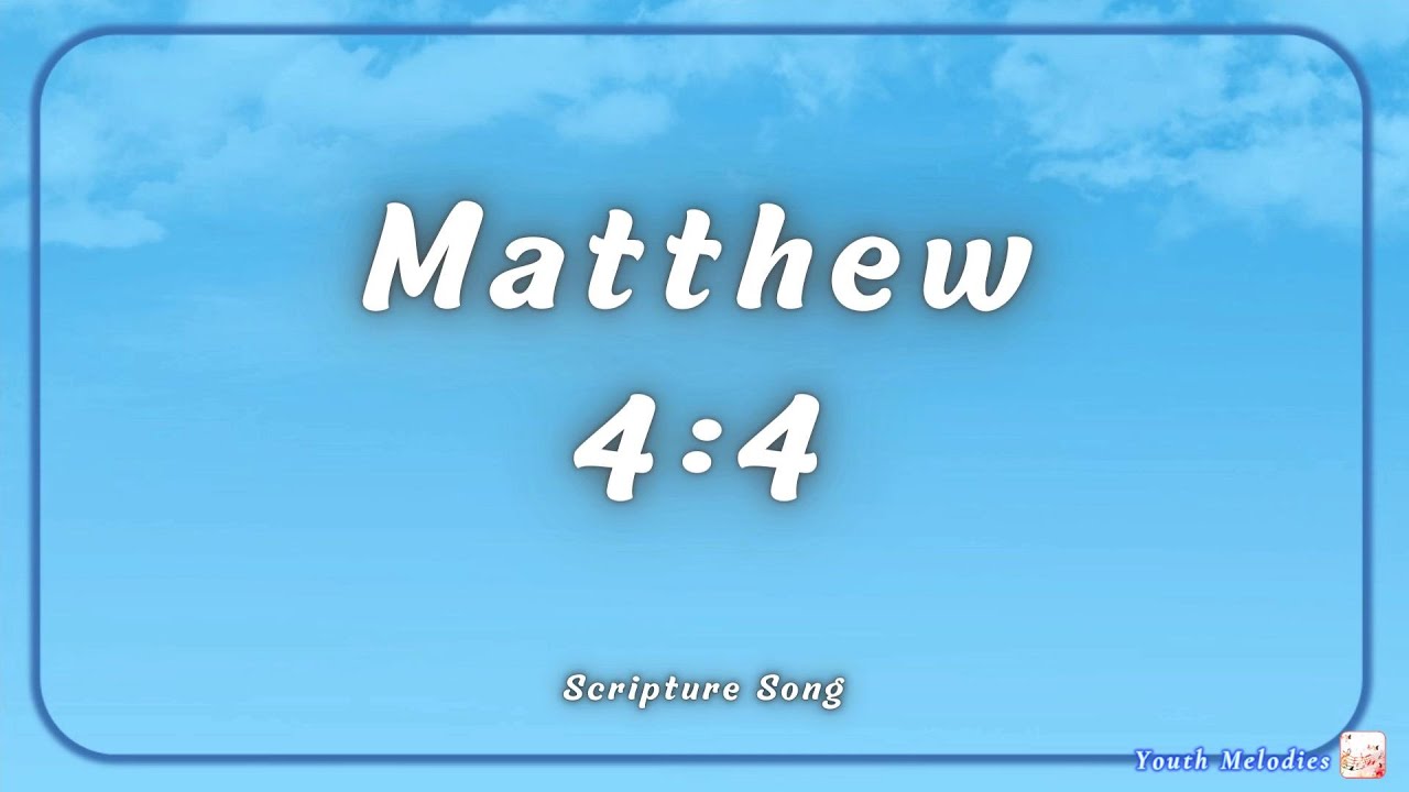 Matthew 4:4