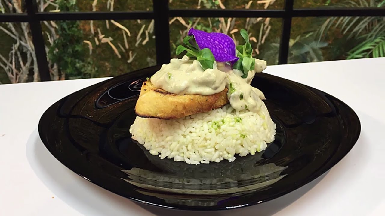 Kripe dhe Piper 07042017 Pilaf ne furre me salce pule dhe kerpudha