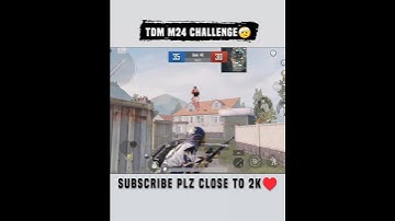 Tdm M24 Challenge 😱 Pubg #shorts #shortsvideo #tdmchallenge #pubg #bgmi #shortsfeed