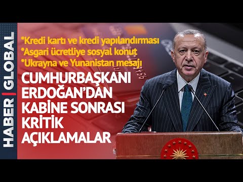 CANLI - Cumhurbaşkanı Erdoğan Kabine Sonrası Kritik Açıklamalar Yapıyor