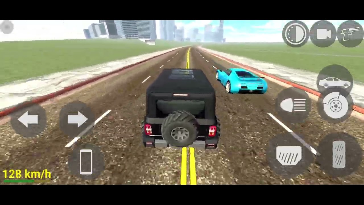 Driving black Mahindra Thar Roxx  with Monster of road alloys. # Indian bike driving 3D.