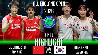 Finalliu Sheng Shu Tan Ning Vs Baek Ha Na Lee So Hee Ae Open 2026 Badminton