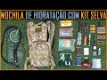 Kit de Sobrevivência na Selva na Mochila de Hidratação #Invictus #Hydro #Viper