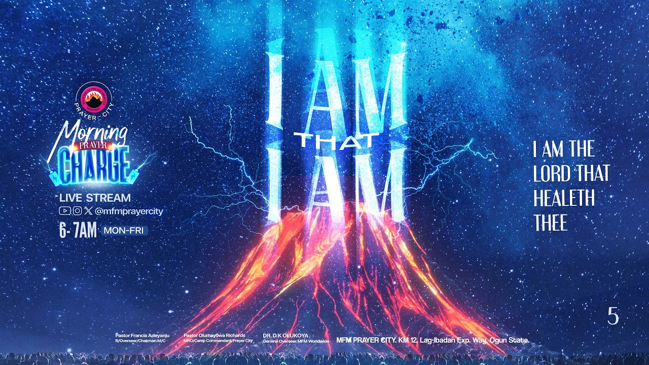 MORNING PRAYER CHARGE || I AM THE LORD THAT HEALETH THEE || 06-03-2026 || PRAYER CITY