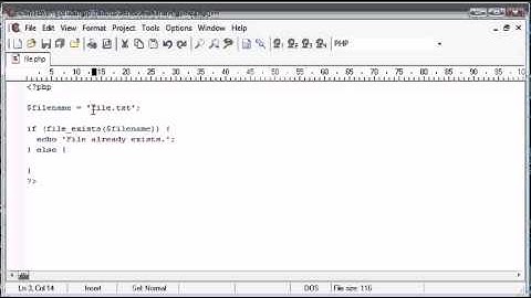 Beginner PHP Tutorial   84   File Handling  Checking if a File Exists   YouTube