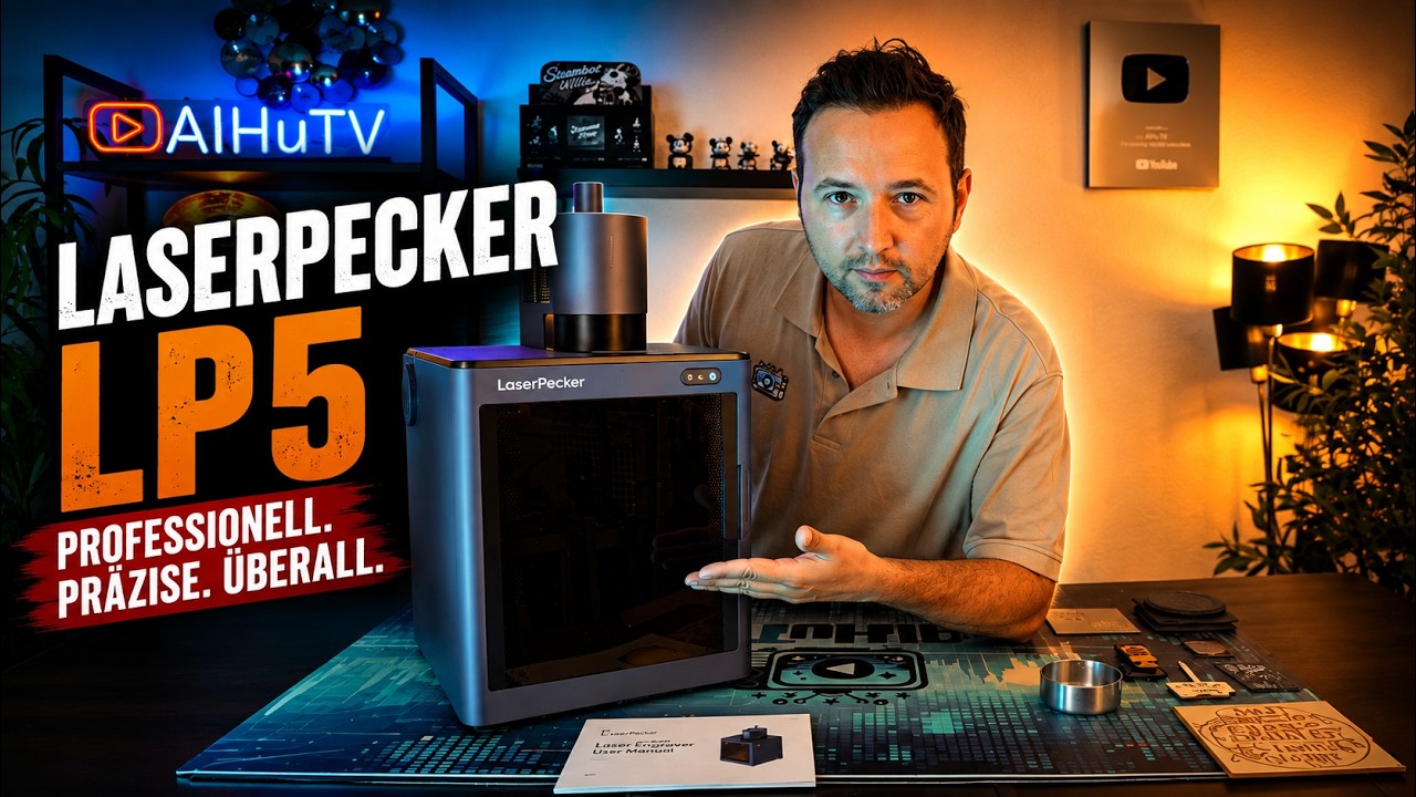 Thumbnail: LaserPecker LP5 - Der 2-in-1 Laser für Profis und Maker - REVIEW