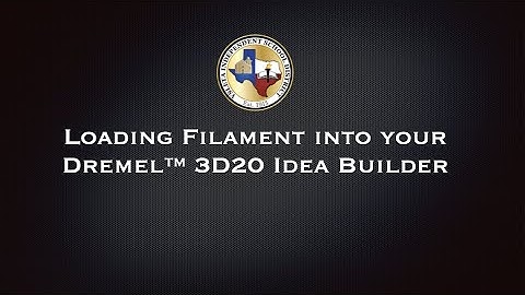 Loading Filament in Dremel™  3D20 Idea Builder