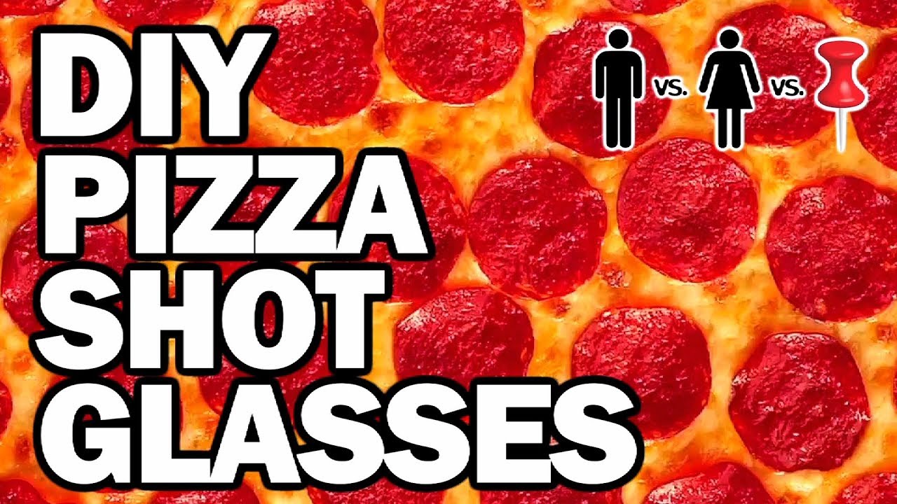 DIY PIZZA SHOT GLASSES - Man Vs Corinne Vs Pin