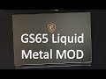 MSI GS65 Laptop Teardown and Liquid Metal Mod - 20C Lower