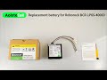 Replacement battery for Roborock BCR-1P6S-4000D 21.6V 3600mAh 6 Cells