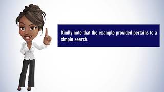 How to perform a simple search?