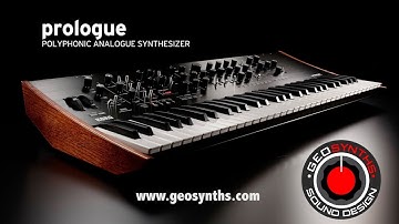 Korg Prologue - Custom Patches 51 to 75 - GEOSynths.com