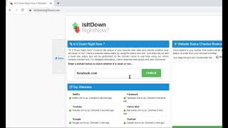 Website Down Checker | Get Website Down Notification