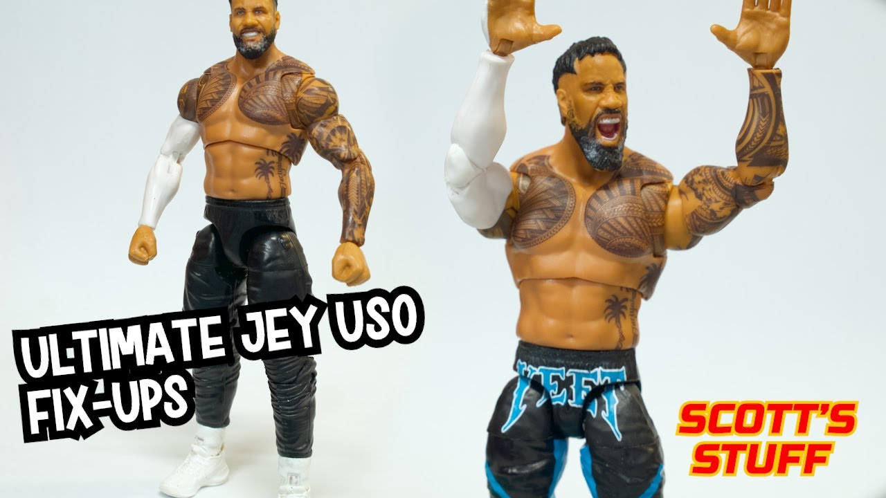 How to Turn any Elite Jey Uso into an Ultimate Edition | WWE Action Figure Fix Up