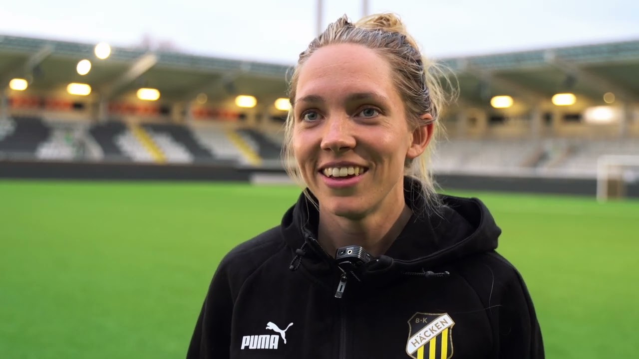 Elin Rubensson efter 2–0 segern mot Linköping