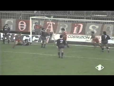 Serie A 1991-1992, day 12 Cremonese - Fiorentina 1-3 (Malusci, Batistuta, Verdelli, ...)