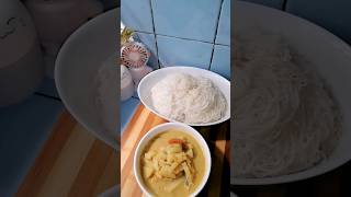 Lets make String Hoppers with Potato Curry homemade yummy recipe  foodlover  foodie cooking