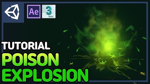 Unity VFX Tutorial - Making a Poison Explosion | 3d max | After Effects | Includes Shader