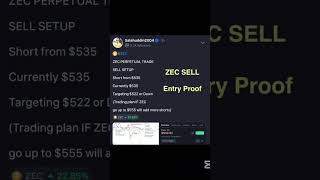 ZEC Shorts hit target #zec #zecusd #zcash #salahuddin2004 #nifty #btc