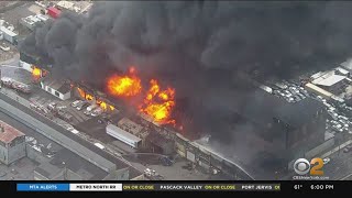 Massive Fire Tears Through Staten Island Factory