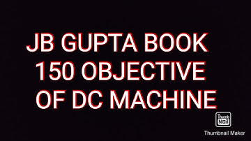 DC Machine objective with answer leacture 2