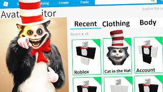 MAKING THE CAT IN THE HAT ANALOG HORROR a ROBLOX ACCOUNT