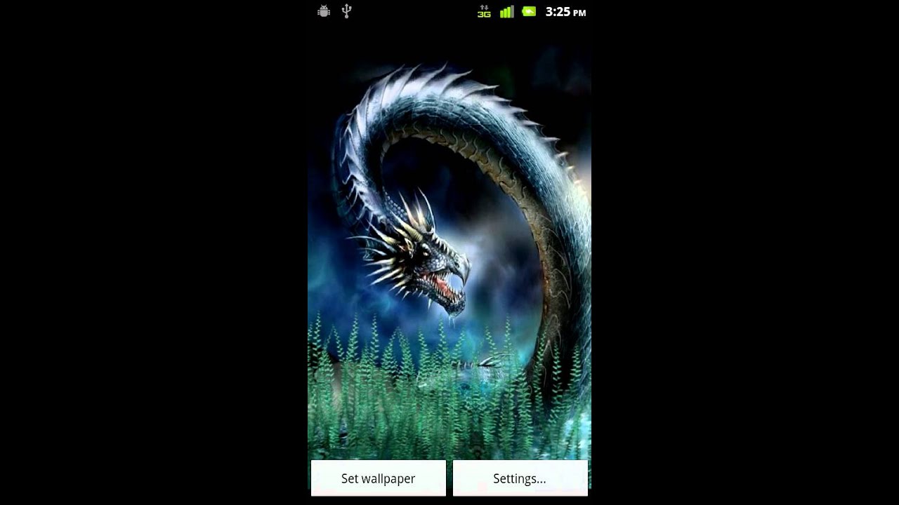 Underwater Dragon Live Wallpaper Android Market 