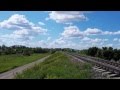 ТЭМ18-363 с пригородным поездом Озинки - Уральск